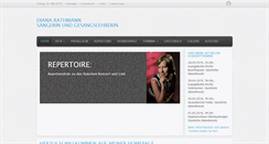 Desktop Screenshot of diana-kettner.de
